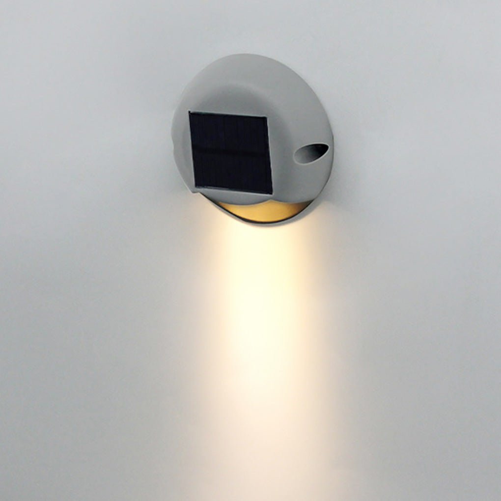 Solar Outdoor Step & Deck Light — ABS and Glass, LED 2W, IP65 Weatherproof, Warm White / Daylight