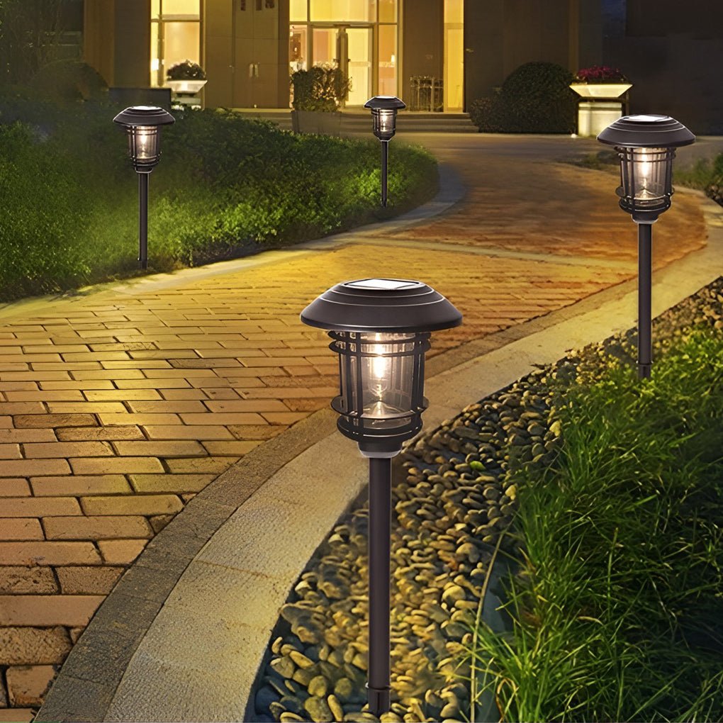 Stainless Steel and Glass Outdoor Solar Lights - Built to Last