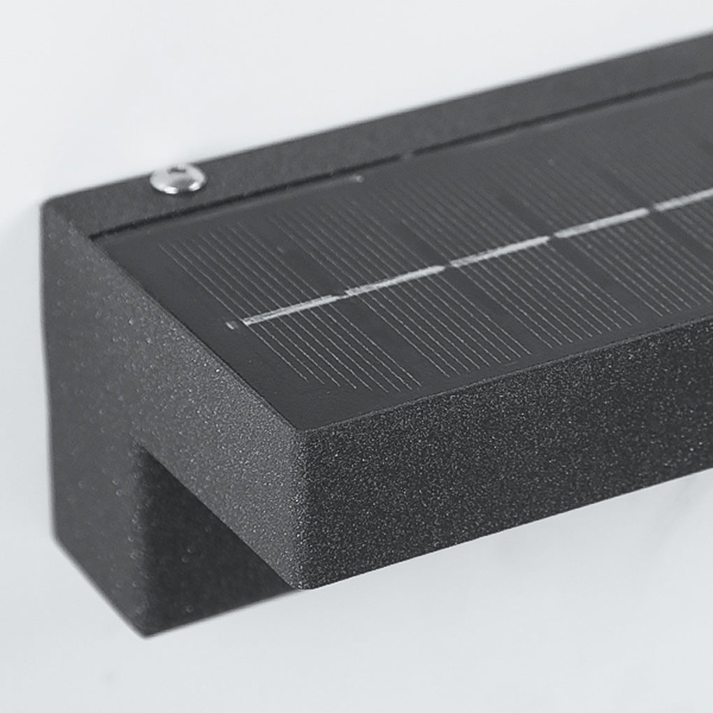 Modern Linear Outdoor Wall Sconce — Stainless Steel & PC, LED 3000K, IP54 Weatherproof