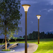 Commercial Outdoor Street Light — Die-Cast Aluminum, Solar 20W or Hardwired 50W LED, 20000mAh, IP65 Weatherproof