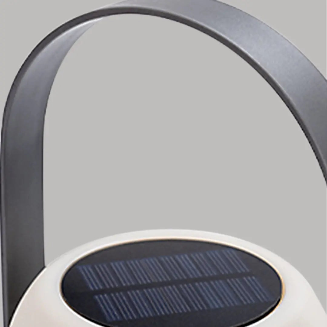 Portable Waterproof Handheld Light with Solar Power and USB Rechargeable Features Luxe