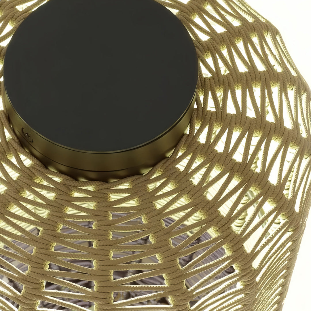 Woven Rope Outdoor Portable Lantern — Stainless Steel, LED 10W, IP54, 3 Sizes