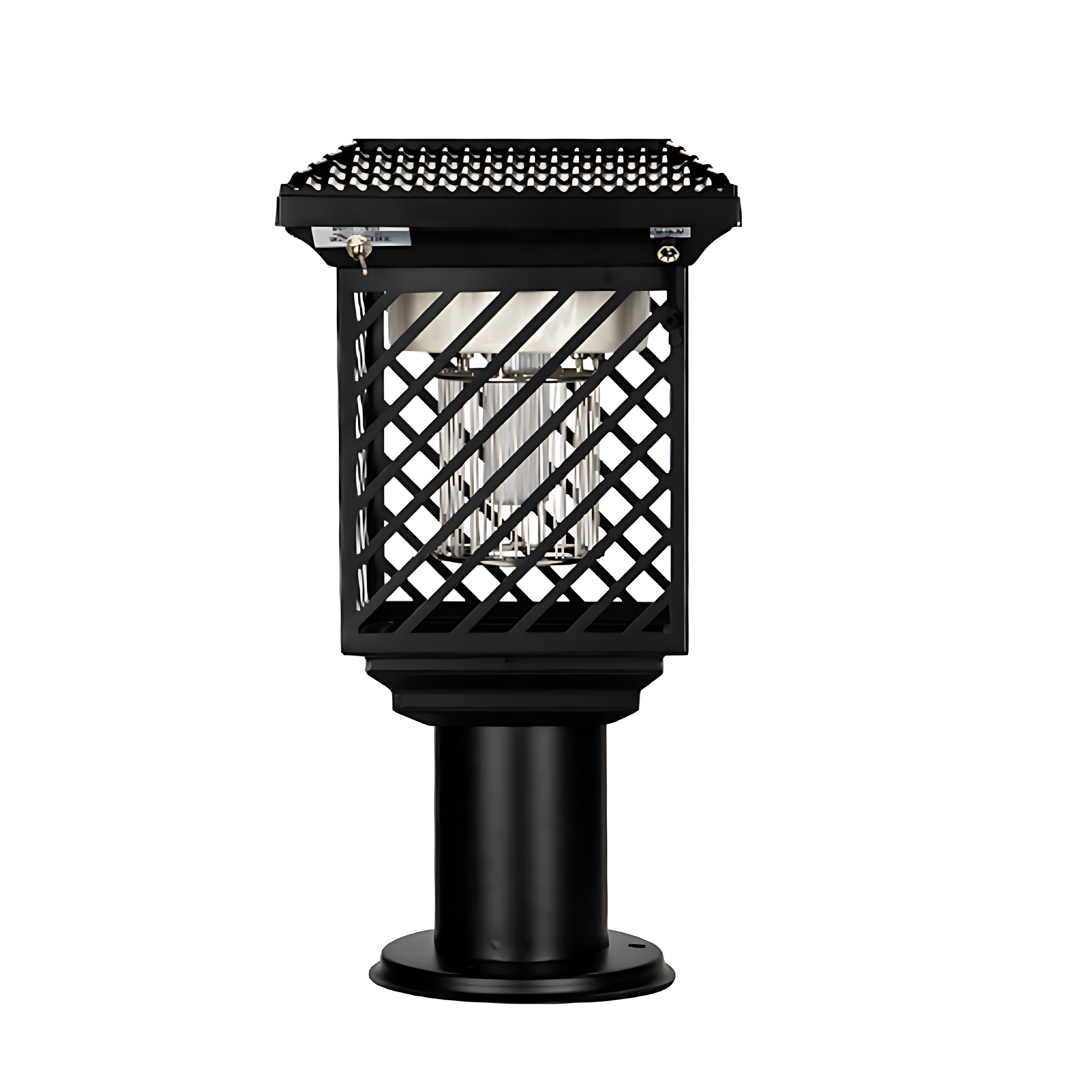 Rustic Black Solar Path Light — Stainless Steel, LED, IP65, 3-in-1 Lawn / Post / Wall Mount, Dusk-to-Dawn, USB Rechargeable