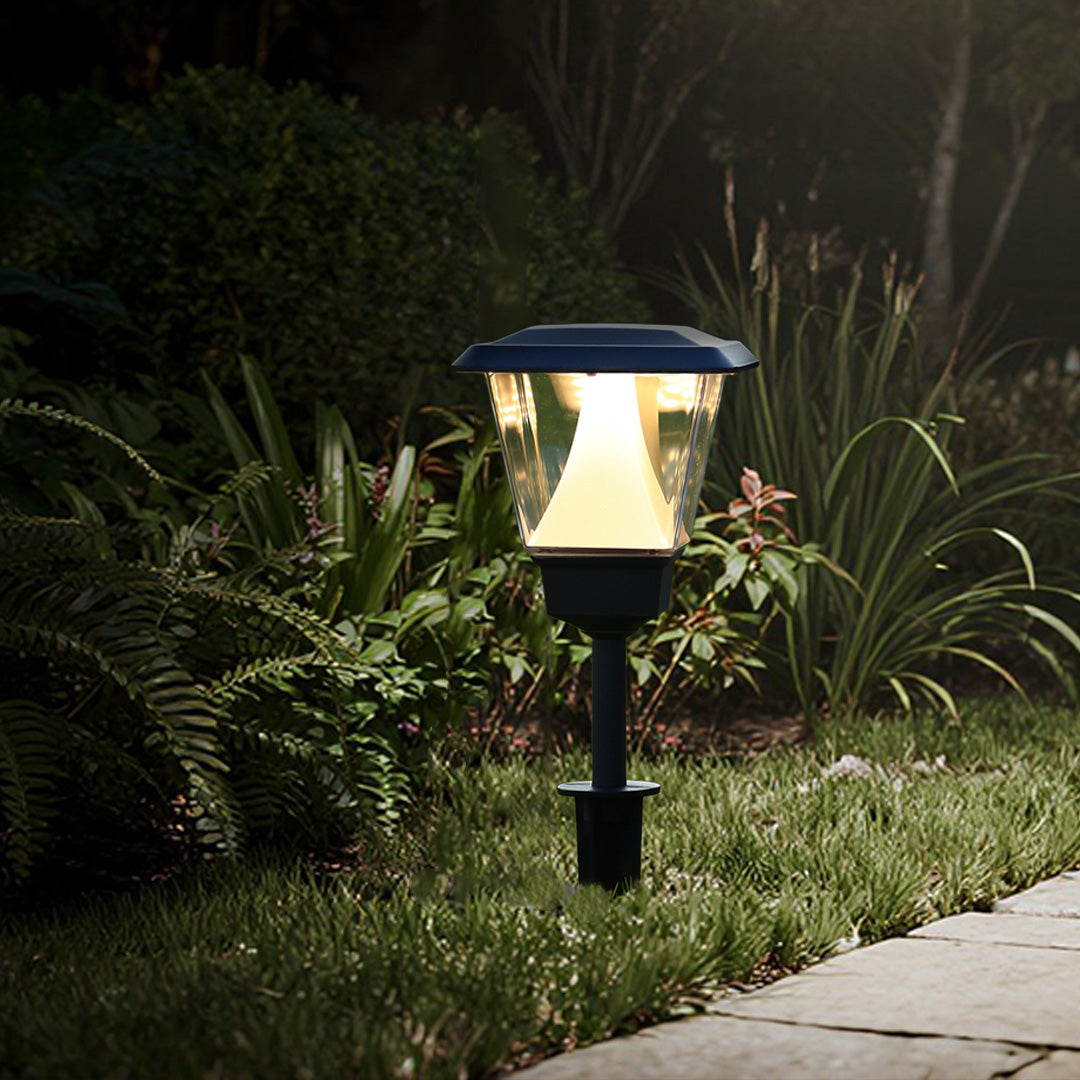 Modern Minimalist LED Path Light — Die-Cast Aluminum, 8W OSRAM, 3000K, IP65 Weatherproof, Matte Black
