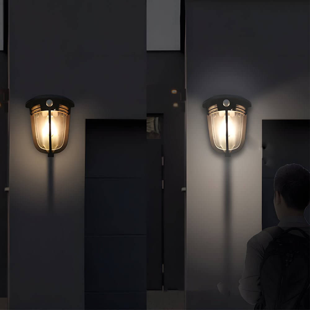 solar wall light with motion sensor 2 pack