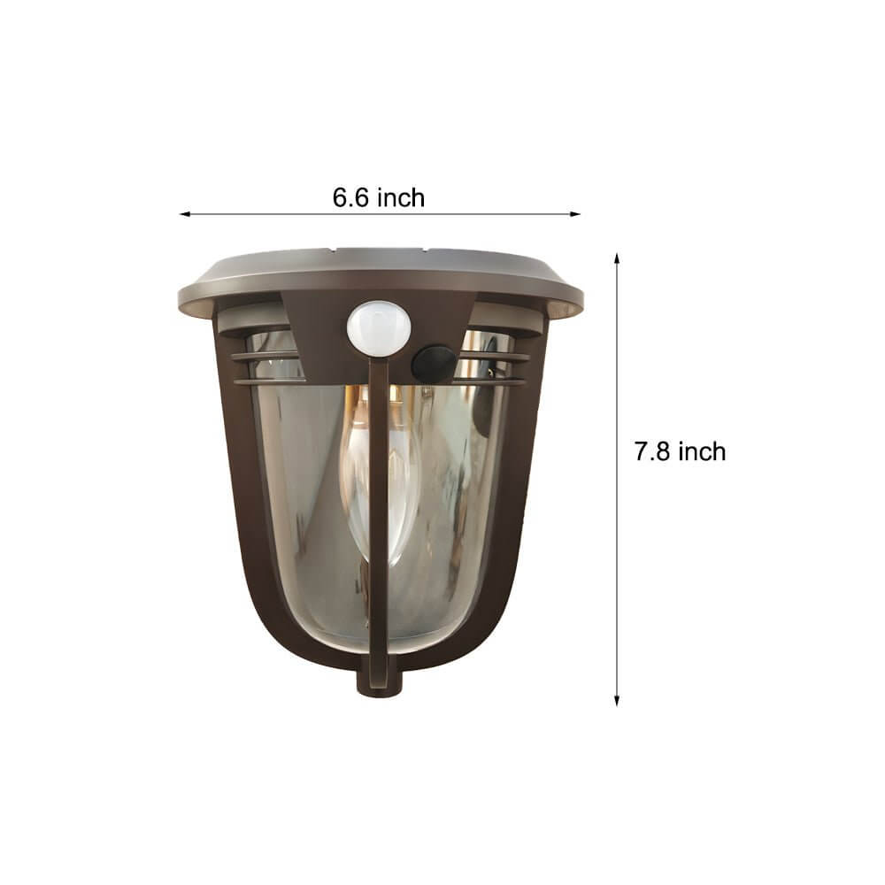 solar wall light with motion sensor 2 pack