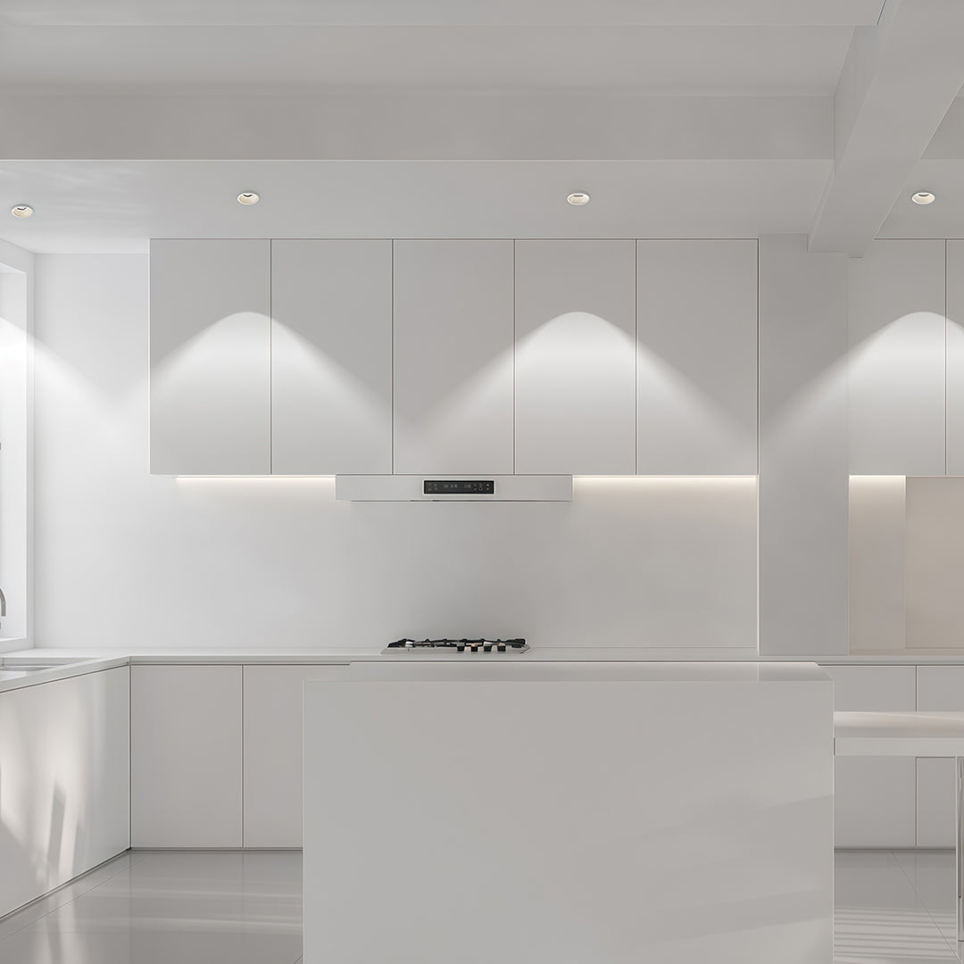 Deep Anti-Glare LED Recessed Spotlight — Die-Cast Aluminum, Ra98 CRI, 7W/10W/12W, 3000K/4000K/6000K, Black or White