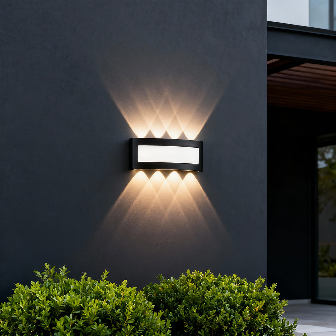 European-Style Waterproof Up and Down Wall Lights for Outdoor Use