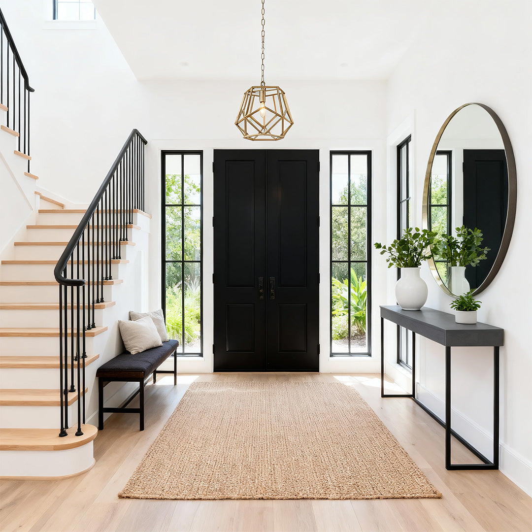 Geometric Pendant Light — Gold Metal, 1-Light, E12, 1.8m Adjustable Chain