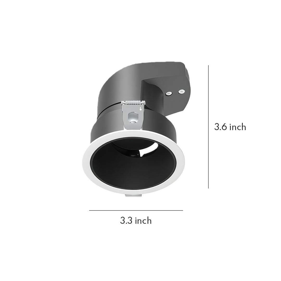 Deep Recessed COB Full-Spectrum Accent Spotlight — Aluminum & Acrylic, 7W / 10W, 3000K / 4000K, 60mm, 30° Adjustable
