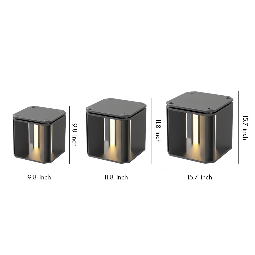 Main Gate Pillar Light — Stainless Steel, 16W LED, IP65 Weatherproof, Black or White