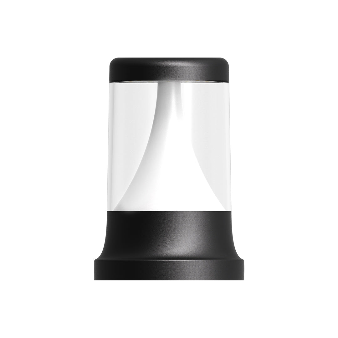 Minimalist LED Garden Stake Bollard Light — Die-Cast Aluminum, Matte Black, 8W OSRAM, IP65, 3000K