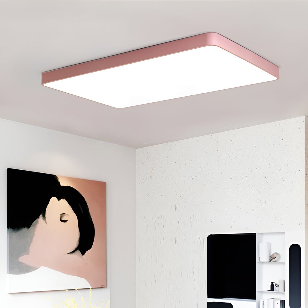 square led flush mount light for kids rooms and living spaces ceiling lighting for bedrooms and playrooms