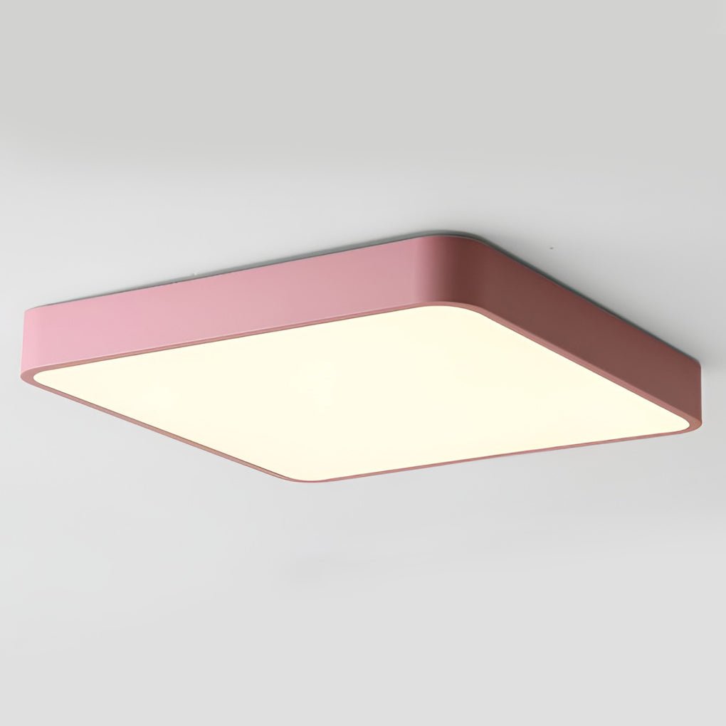 square led flush mount light for kids rooms and living spaces ceiling lighting for bedrooms and playrooms