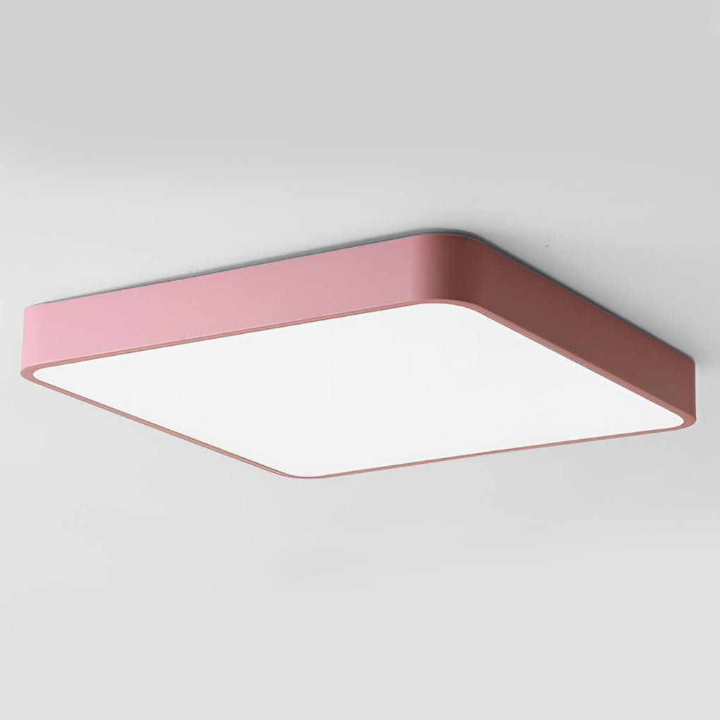 square led flush mount light for kids rooms and living spaces ceiling lighting for bedrooms and playrooms