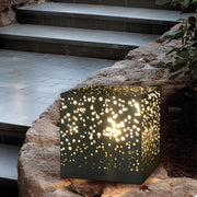square led outdoor pillar lights deck and garden post lighting