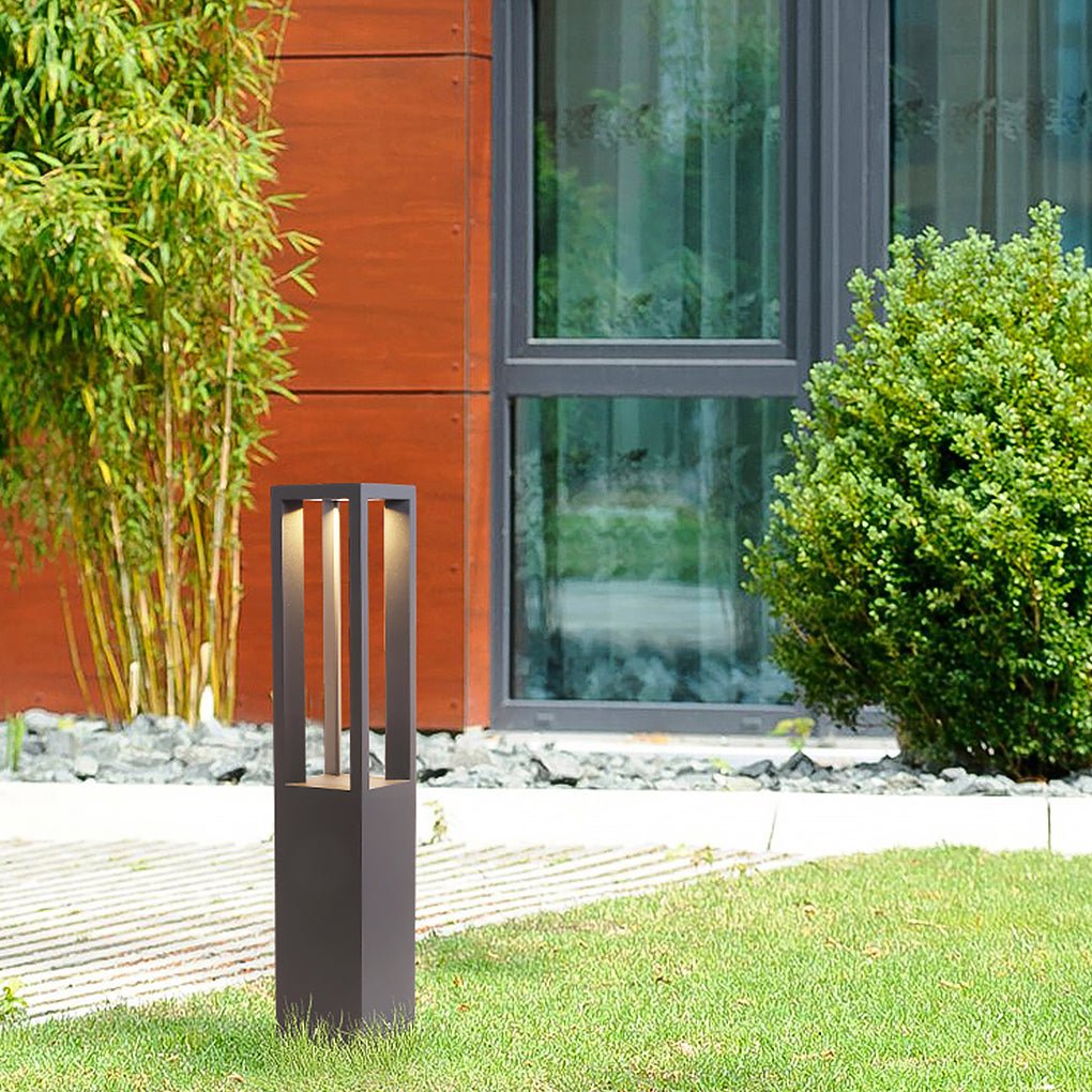 Square Stainless Steel LED Outdoor Landscape Light for Lawns