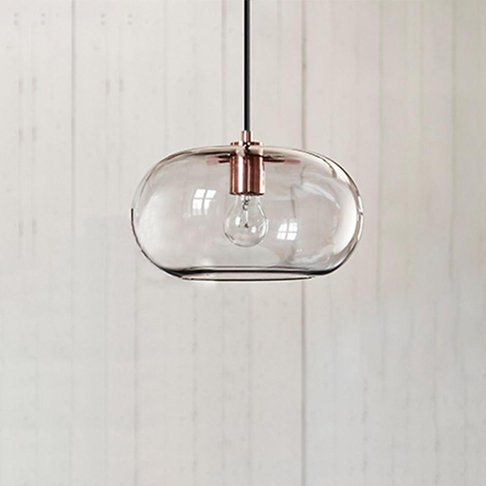 Art Deco Electroplated Glass Mini Pendant — E26/E27, 12" Diameter, 39" Adjustable Cord