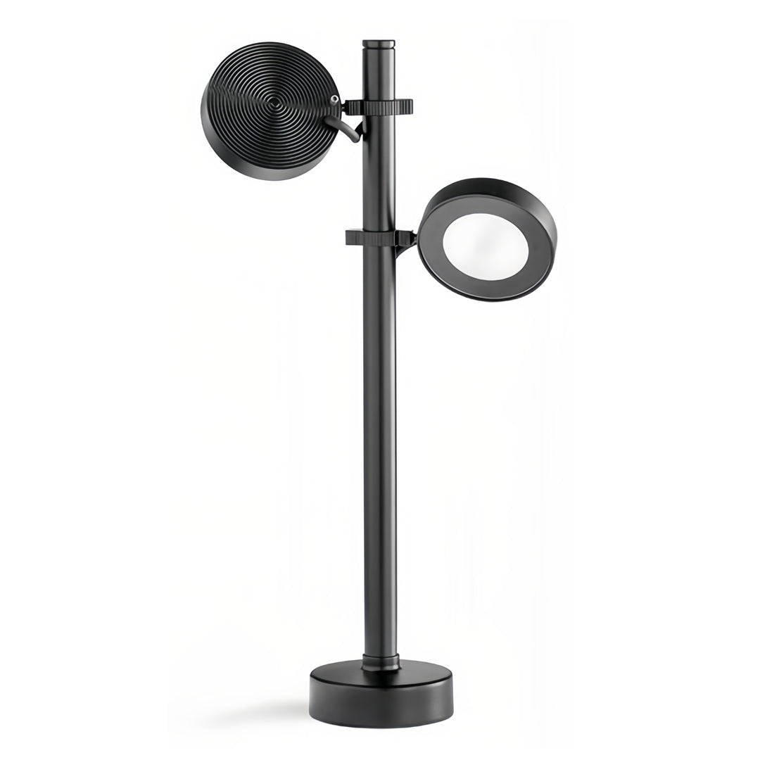 Black Minimalist Outdoor Path Light — Aluminum & Glass, Hardwired LED, 5W/10W, IP65, Ground Stake or Base Mount