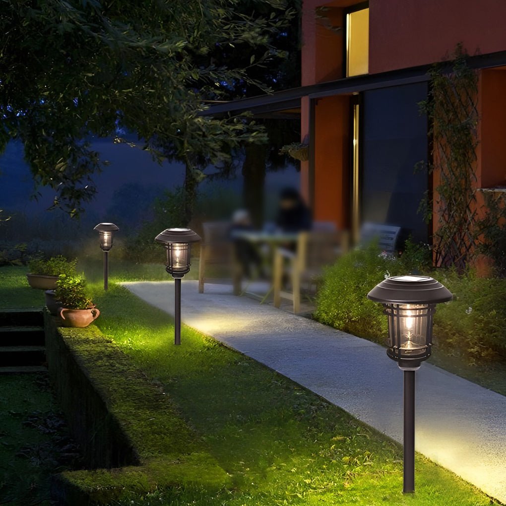 stainless steel and glass outdoor solar lights built to last