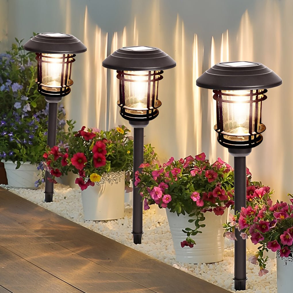 stainless steel and glass outdoor solar lights built to last