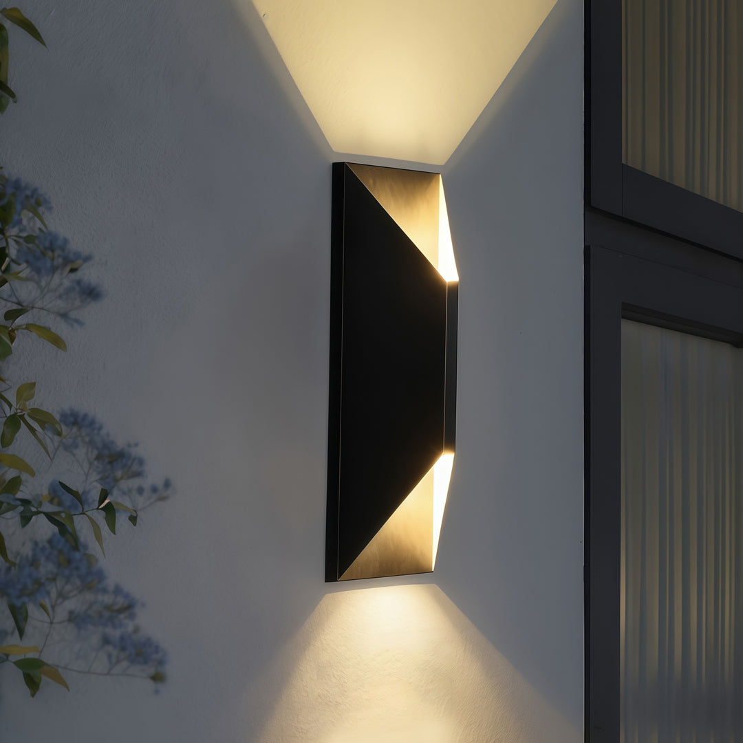 LED Decorative Wall Light in Stainless Steel - Up and Down Design