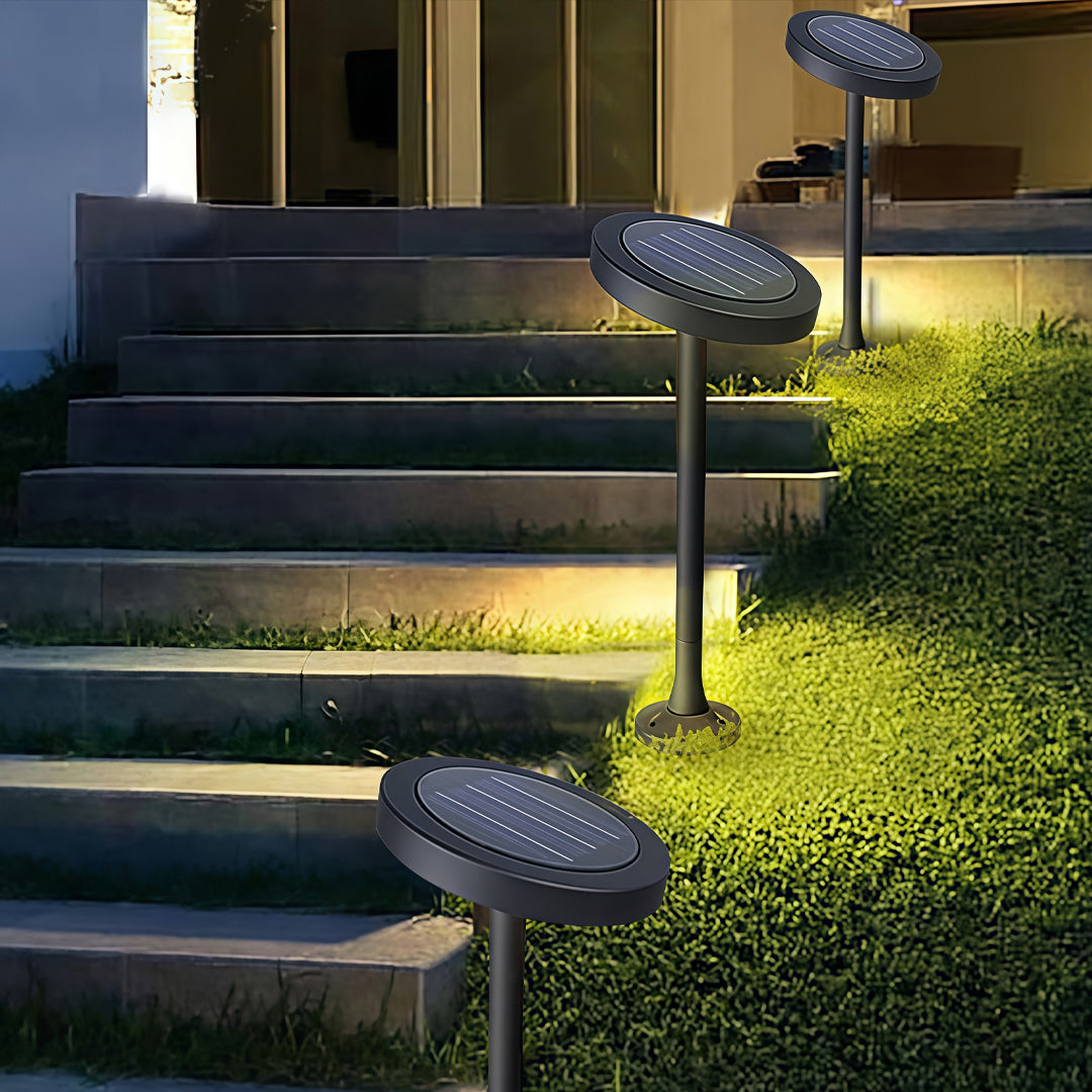 Modern Outdoor Path Light — Die-Cast Aluminum with Clear Glass Lens, LED, IP65, Hardwired, 4 Height Options (15.4" to 47.2")