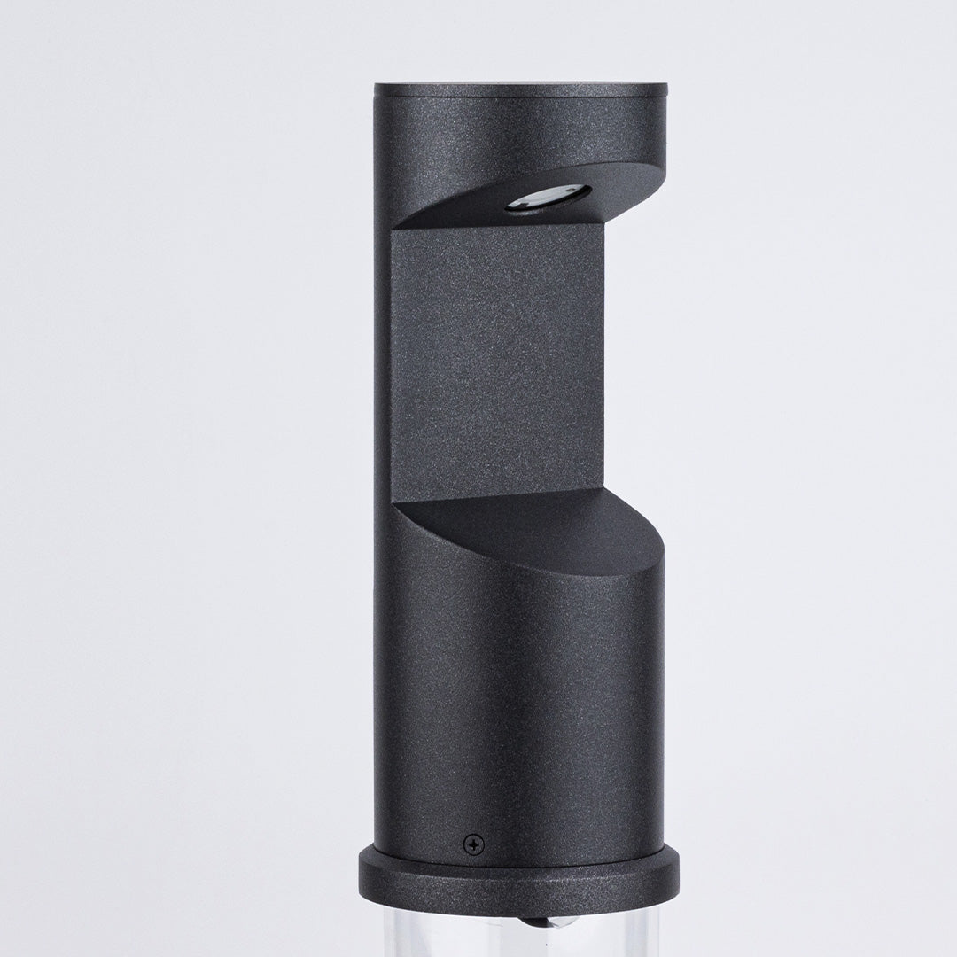 Minimalist One-Way Bollard Light — Die-Cast Aluminum, 8W CREE LED, 3000K, IP65, 30cm / 60cm / 80cm