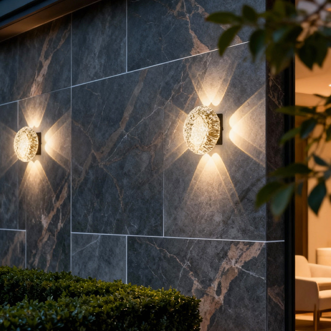 Waterproof LED Minimalist Outdoor Wall Lights - Up and Down Design