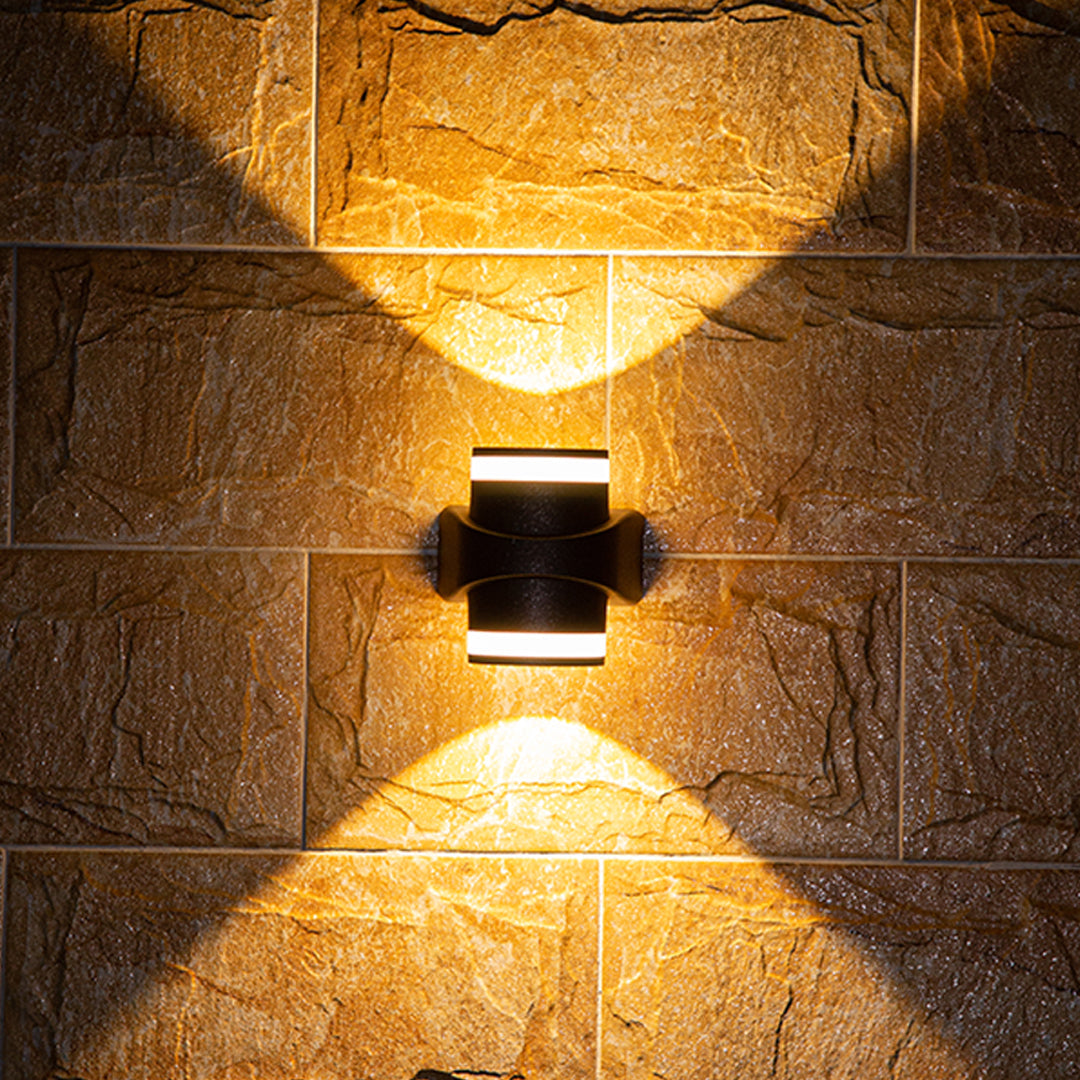 Waterproof LED Modern Black Outdoor Wall Lights