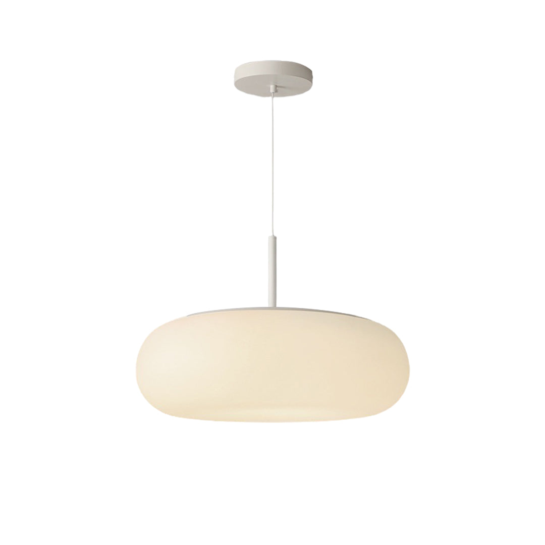 Minimalist Contemporary LED Pendant — Iron, PE Shade, 20/35/50cm, 12–36W, 3-Step Dimming, Pendant or Ceiling-Mount