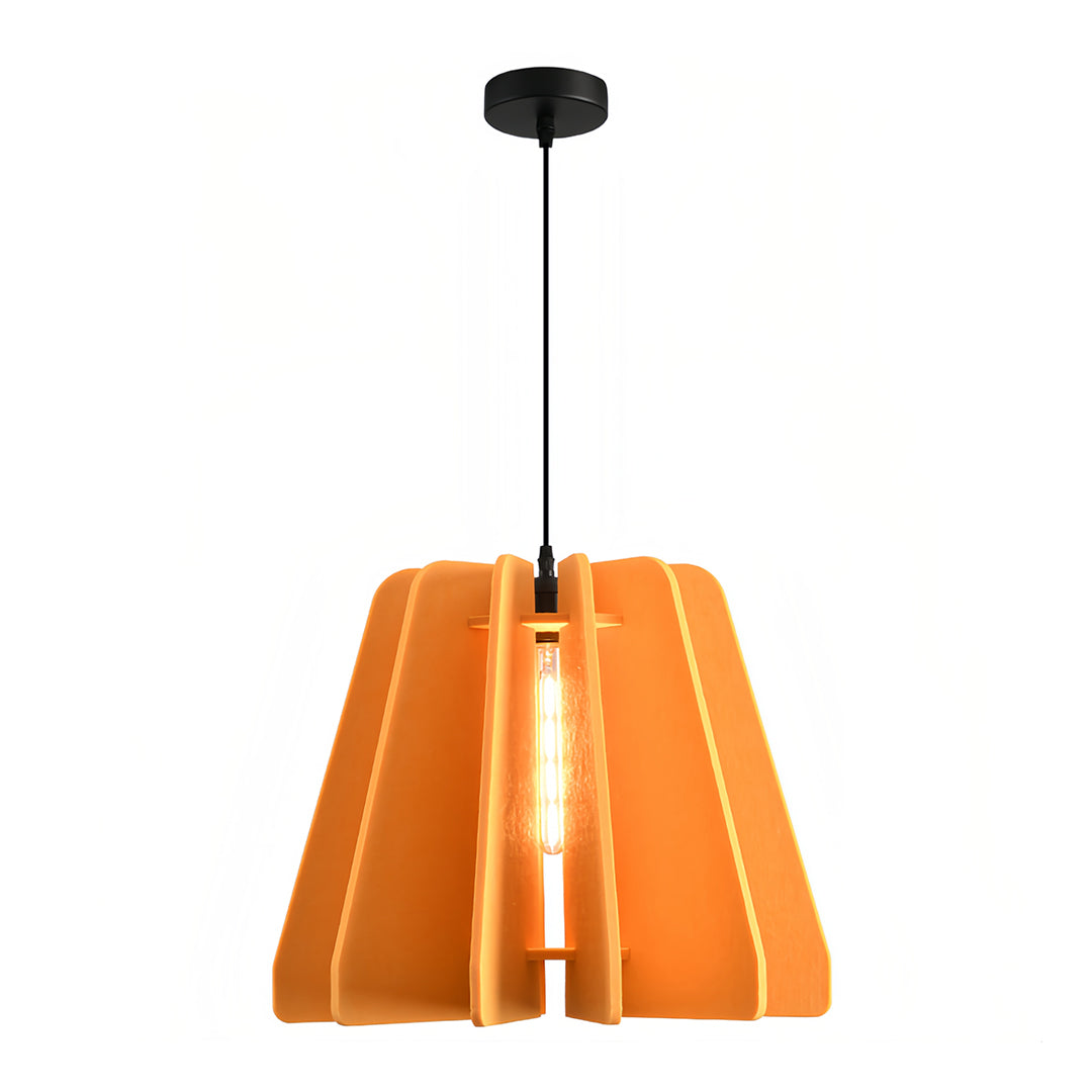 Acoustic PET Felt Bowl Pendant — Iron, E27, 19.69" Adjustable-Height, IP20