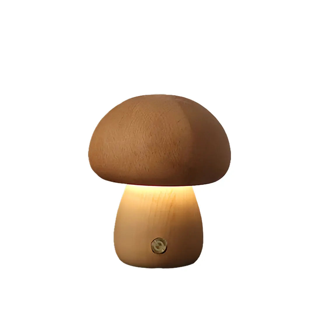 Simple LED Decorative Table Lamp - Mushroom Design for Nighttime Use Luxe