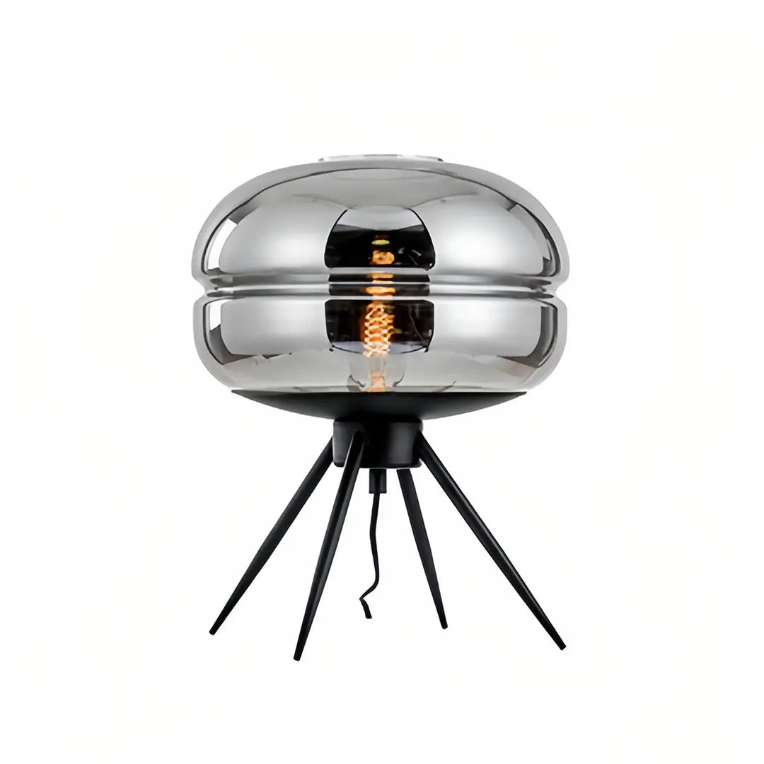 Modern Nordic Small Glass Table Lamp with Four Legs - Accent Lighting Luxe