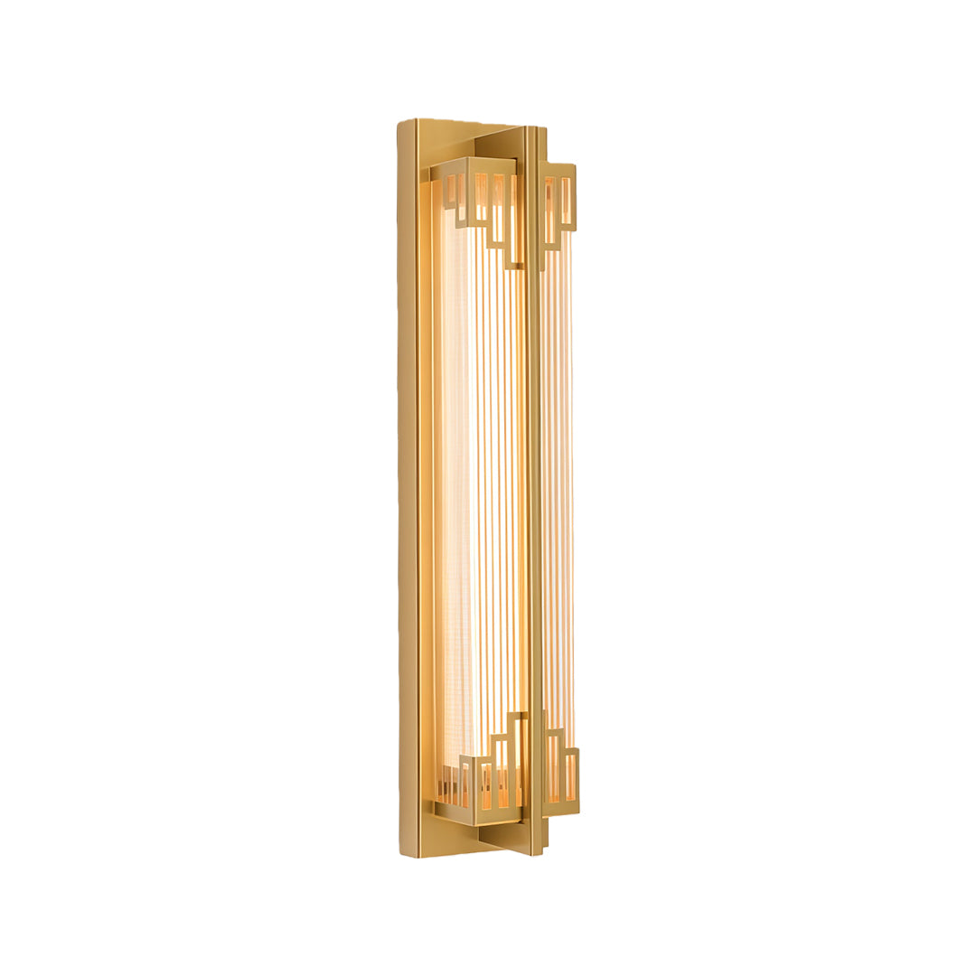 Linear Outdoor Wall Sconce — Stainless Steel, LED, IP54, 19" / 24" / 35"