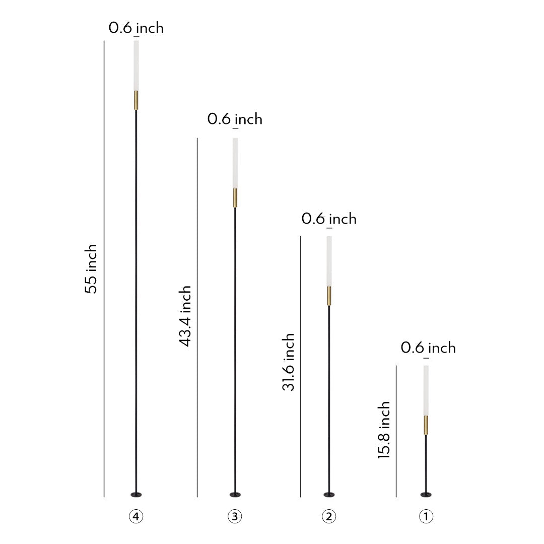 Reed-Shaped Landscape Spike Light — Aluminum, 12W LED, 3000K Warm White, IP65, 4/5/7/11/12-Pack
