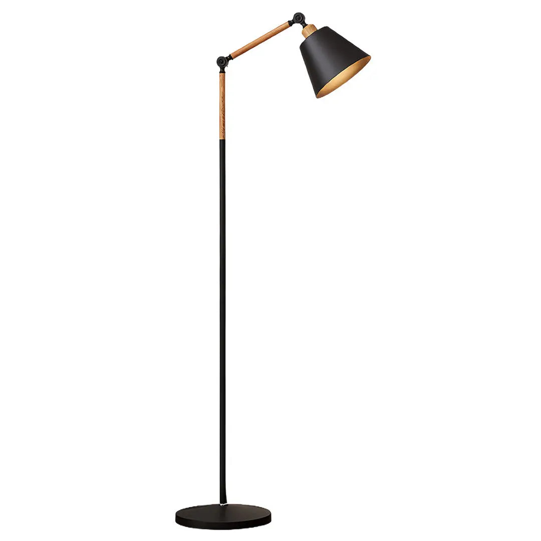 Modern Adjustable Metallic Floor Lamp Luxe