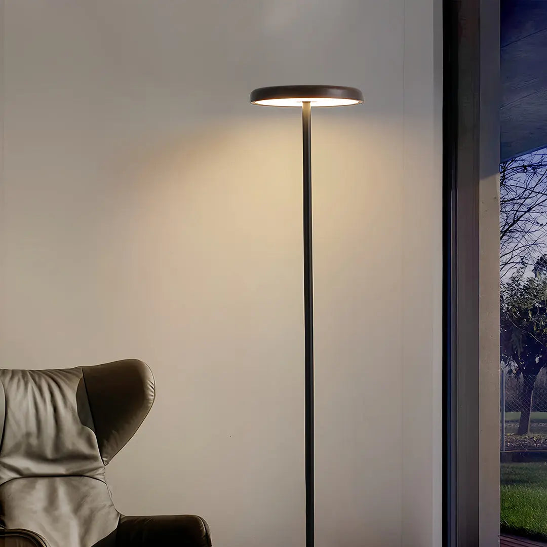 Modern Dimmable LED Minimalist Standing Uplight Floor Lamp Luxe