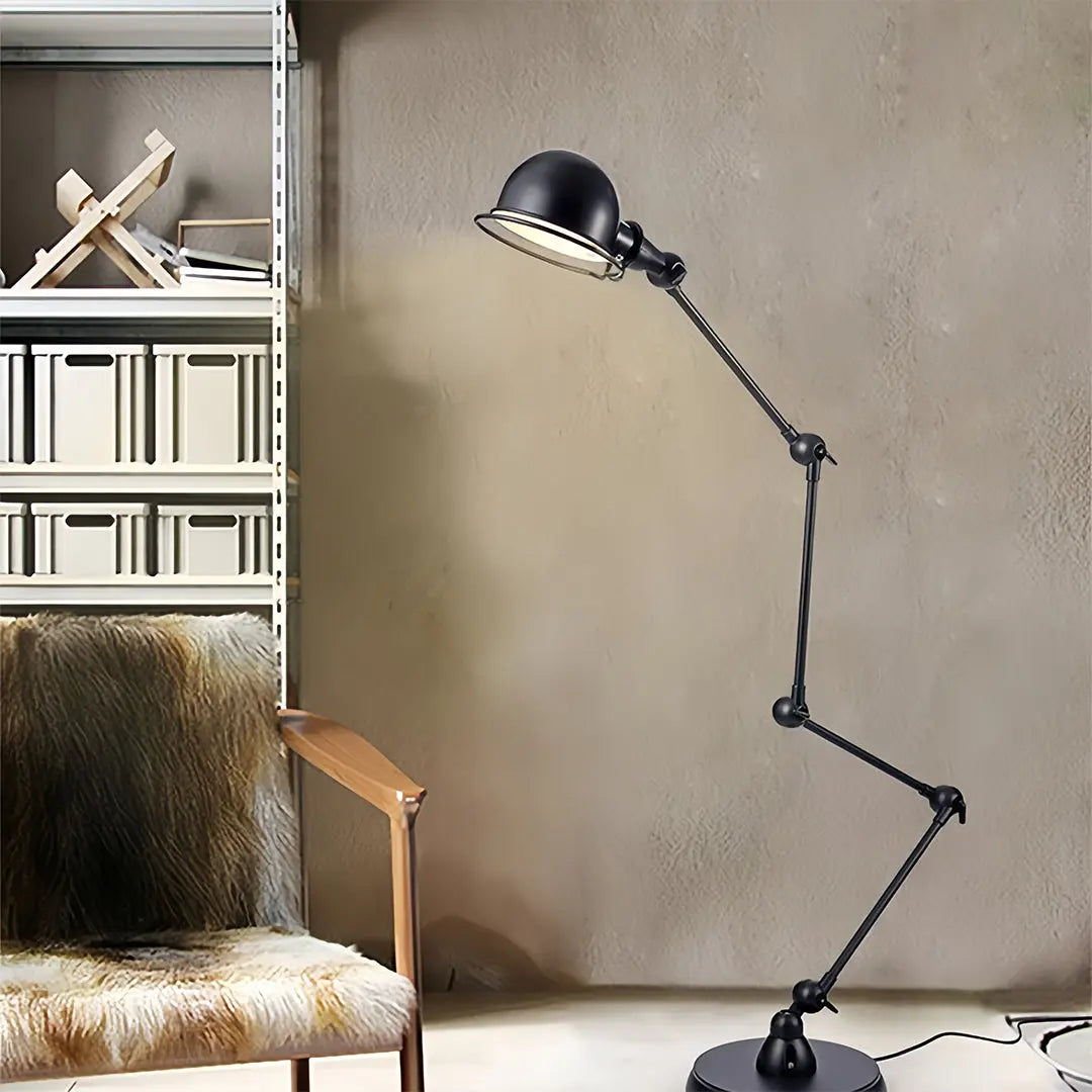 Industrial Task Standing Lamp: Reading Floor Lamps for Your Living Room Luxe