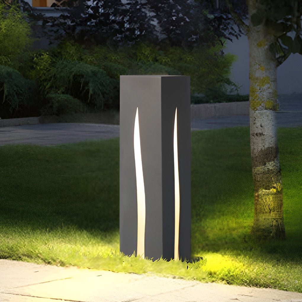 stylish rectangular led garden pathway lights for outdoor landscape illumination