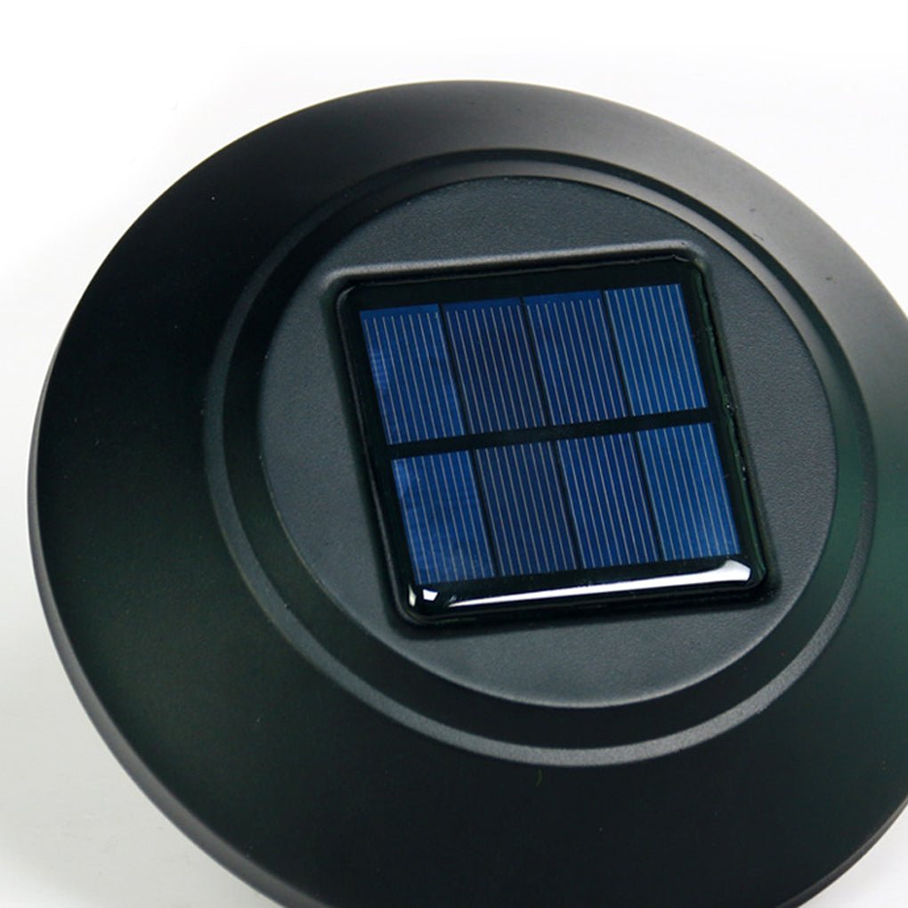 stylish solar post lights with elegant water glass lens