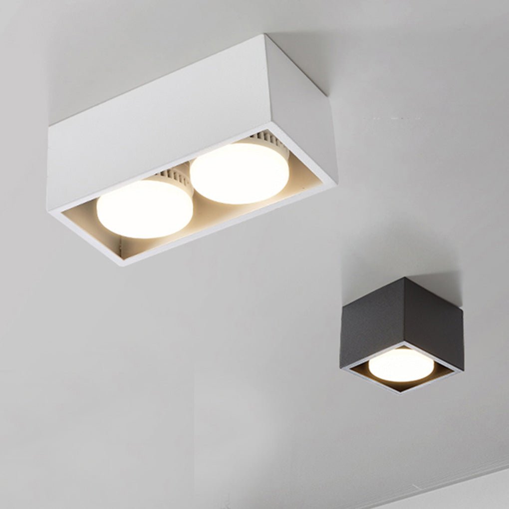 Detachable Surface-Mount Downlight Spotlight — Aluminum, GX53 LED, 3-Step Dimming, No Main Lighting