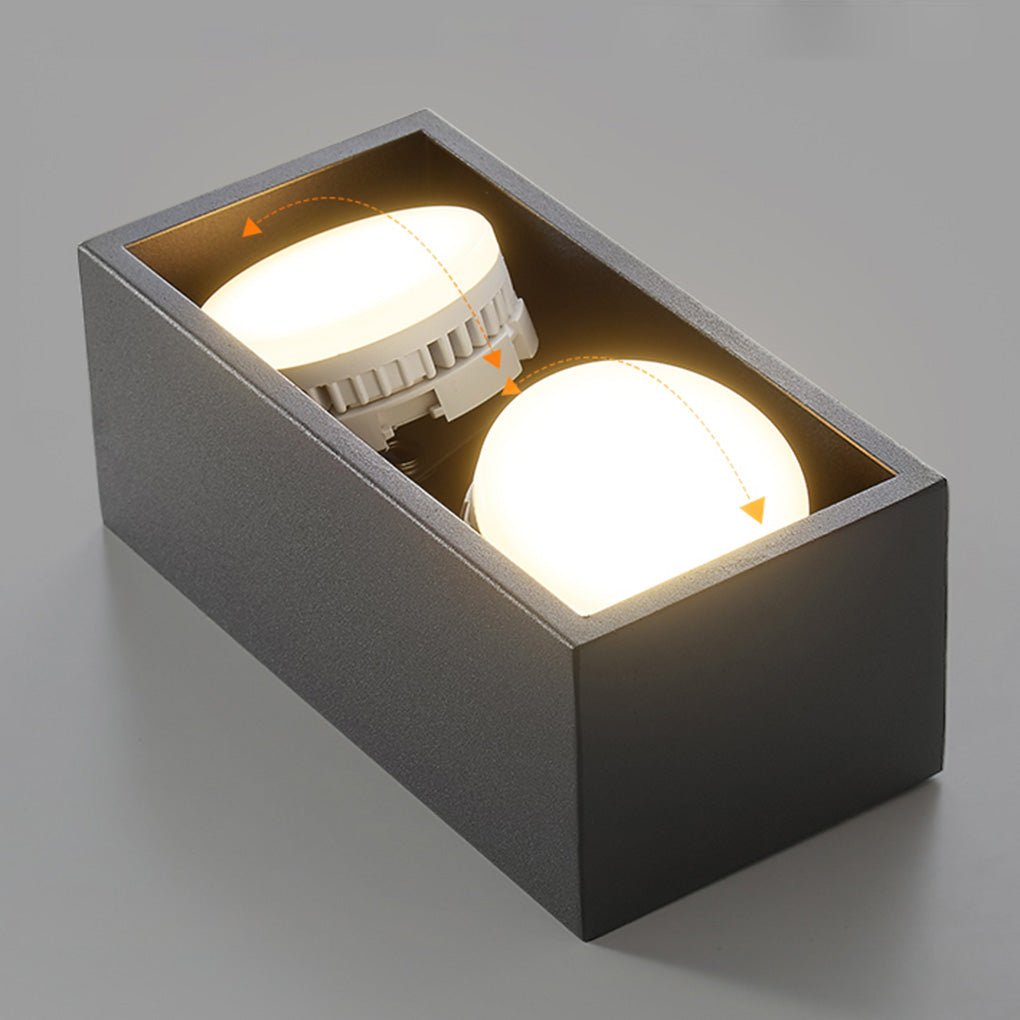 Detachable Surface-Mount Downlight Spotlight — Aluminum, GX53 LED, 3-Step Dimming, No Main Lighting
