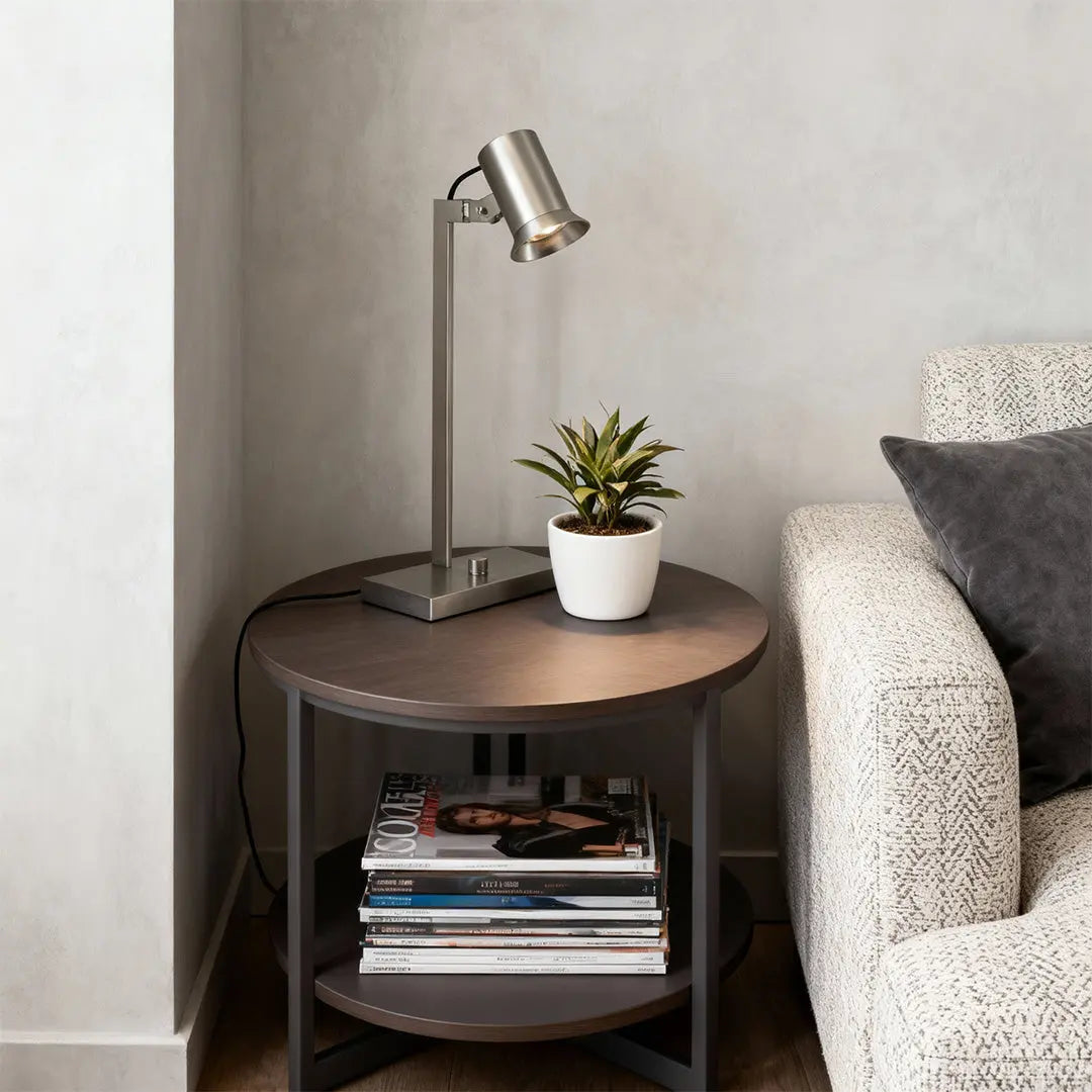Italian-Style Metal Swing Arm Desk Lamp - Long Mechanical Design Luxe