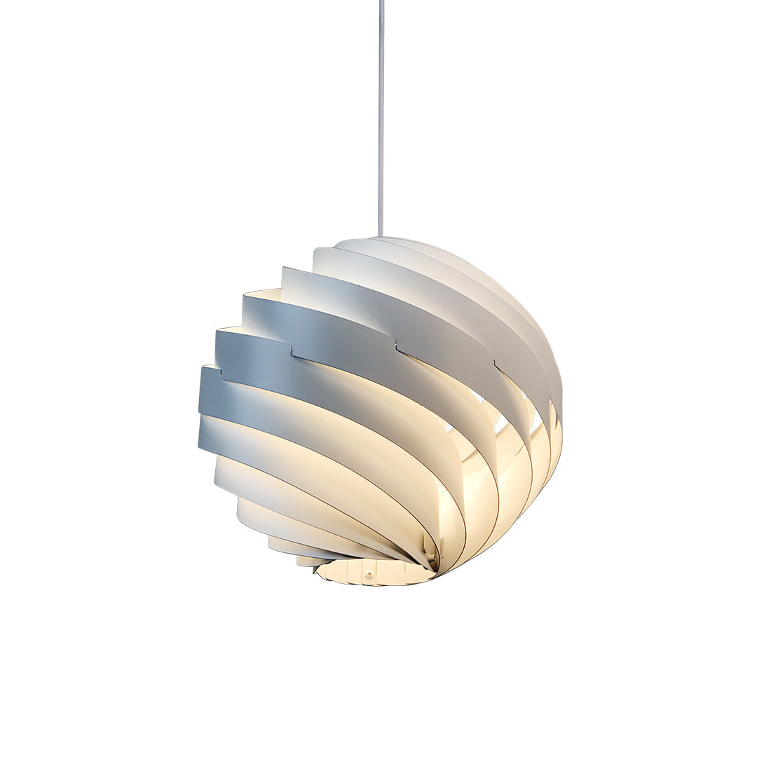 Swirl Turbine Pendant Light — Aluminum, 19W LED, 78.7" Adjustable Cord, 14" / 20" / 24"