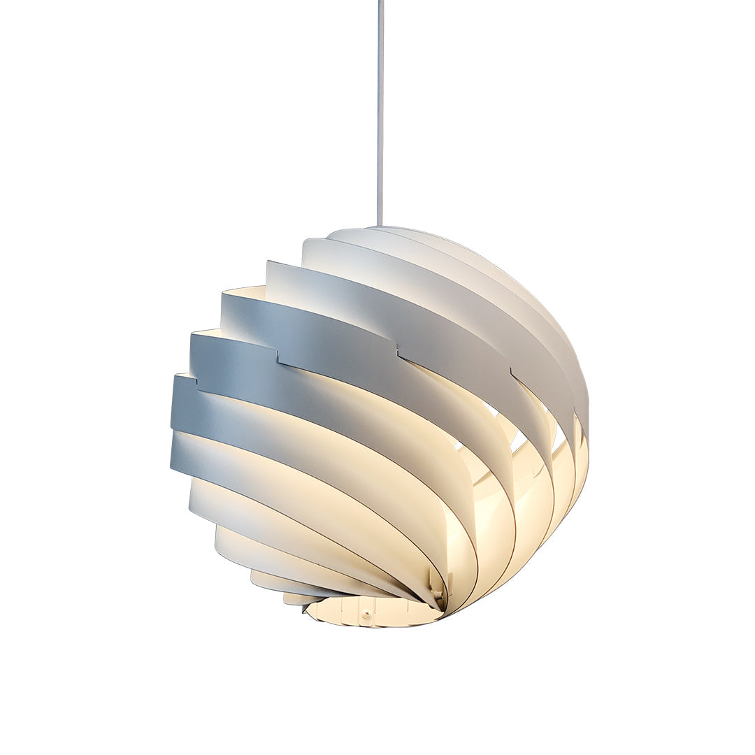 Swirl Turbine Pendant Light — Aluminum, 19W LED, 78.7" Adjustable Cord, 14" / 20" / 24"