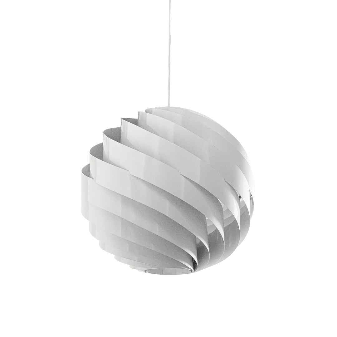 Swirl Turbine Pendant Light — Aluminum, 19W LED, 78.7" Adjustable Cord, 14" / 20" / 24"