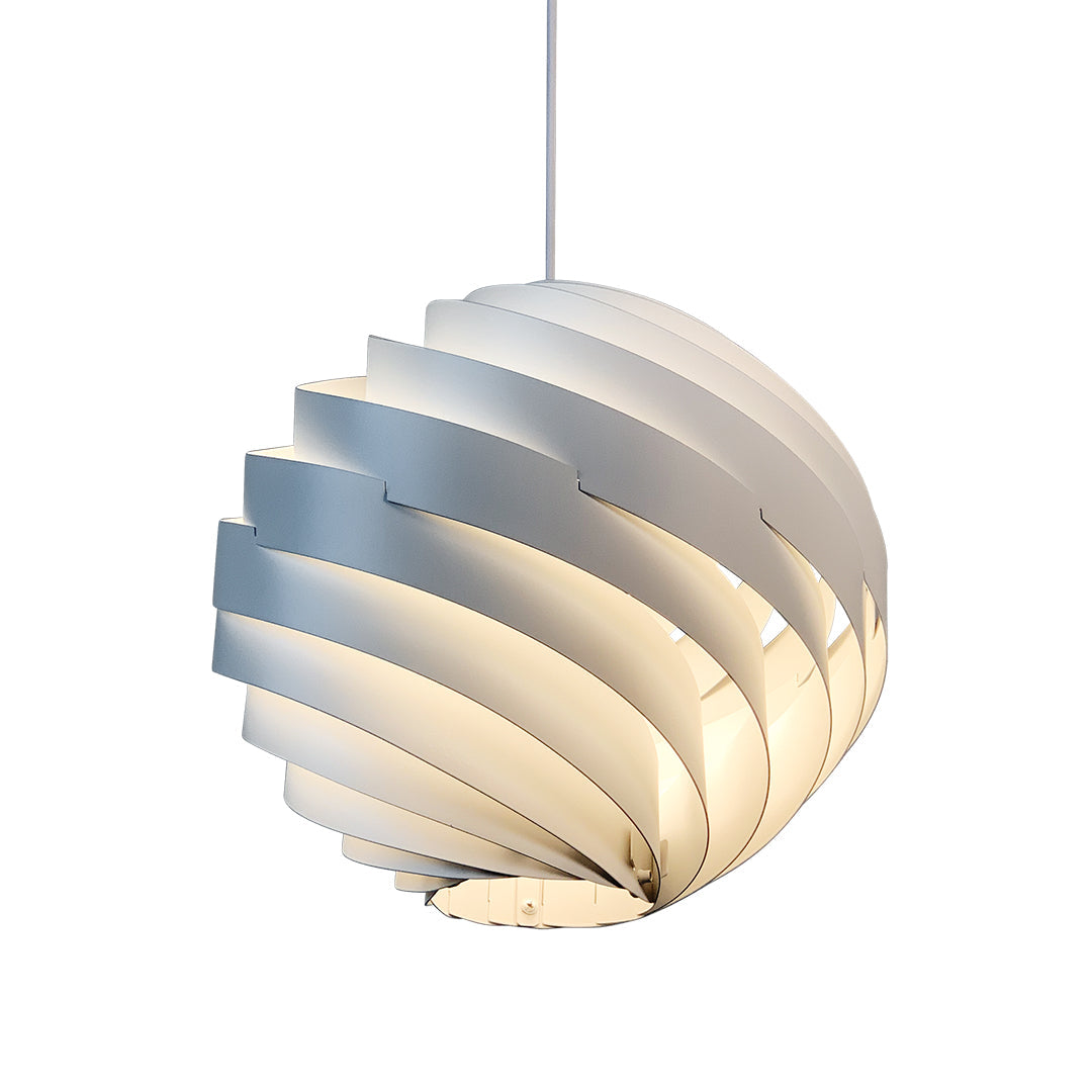 Swirl Turbine Pendant Light — Aluminum, 19W LED, 78.7" Adjustable Cord, 14" / 20" / 24"