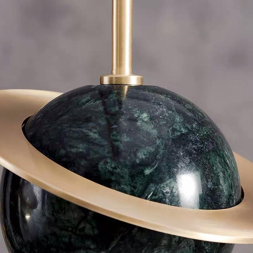 Planet Globe LED Mini Pendant — Metal, 1-Light, 5W, 3000K Warm White, 59" Adjustable Cord