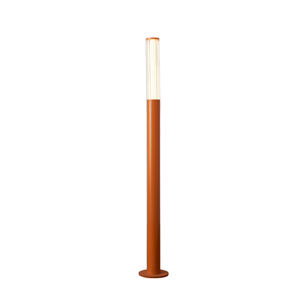 Minimalist LED Bollard Garden Light — Aluminum, High-Transparency Glass, IP65, Ra90, 4 Heights